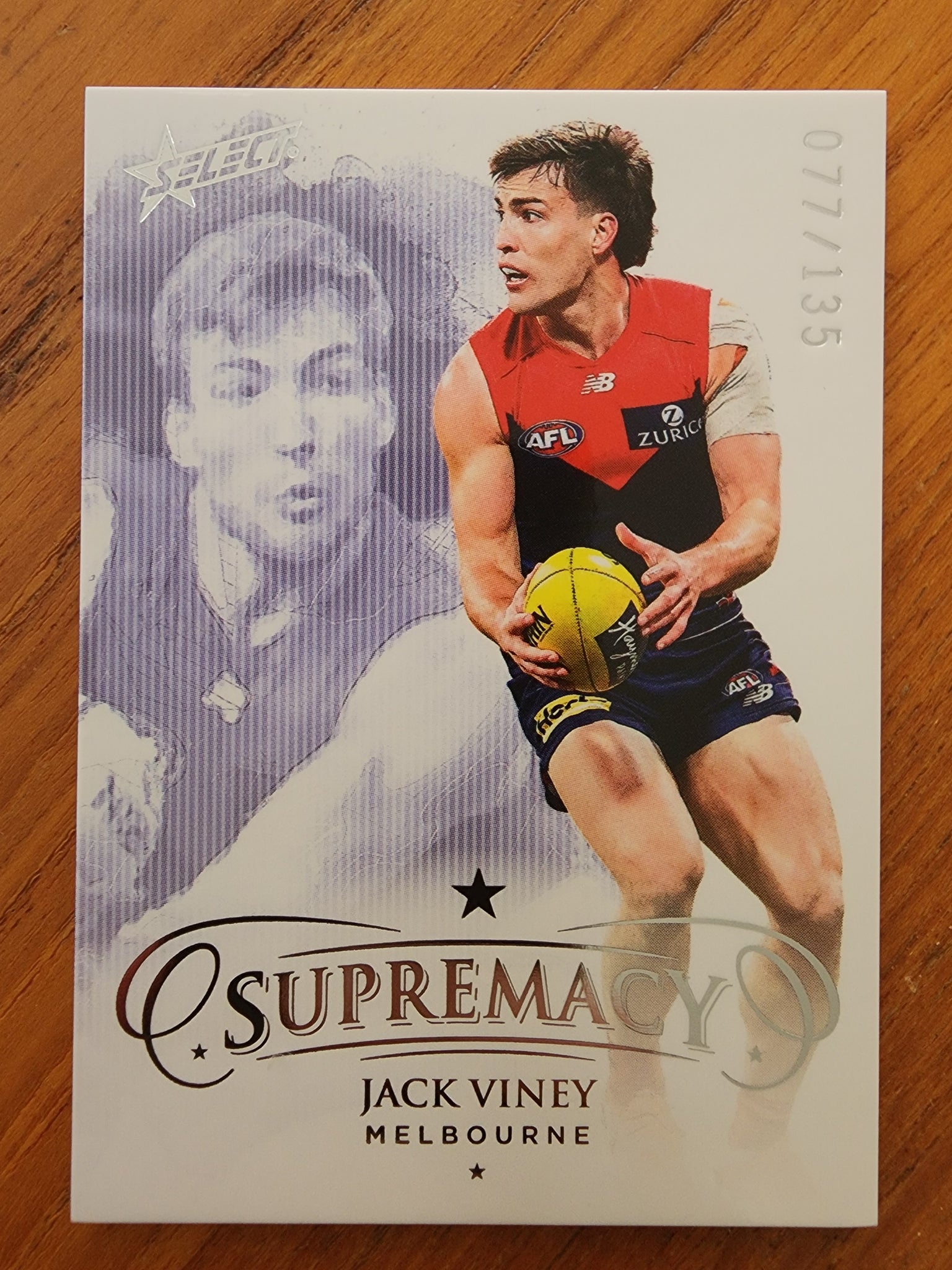 2021 AFL Select Supremacy Jack Viney Melbourne 77/135