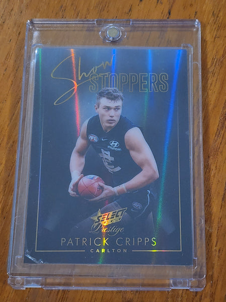 2020 AFL Select Prestige Showstoppers Patrick Cripps Carlton SSG3 25/40