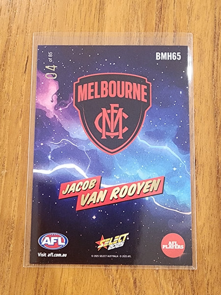 2025 AFL Select Hobby Boom Jacob Van Rooyen Melbourne 04/85 BMH65