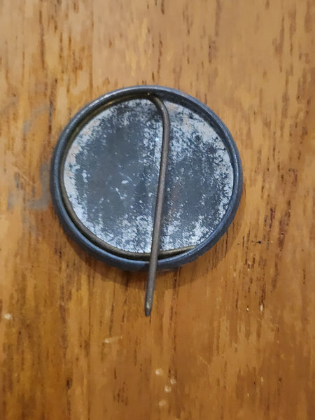 1950s Argus Football Badge - Sth Melbourne Ron Clegg