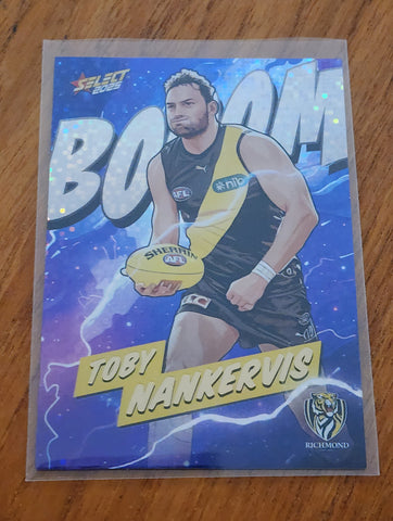 2025 AFL Select Hobby Boom Toby Nankervis Richmond 17/85 BMH81
