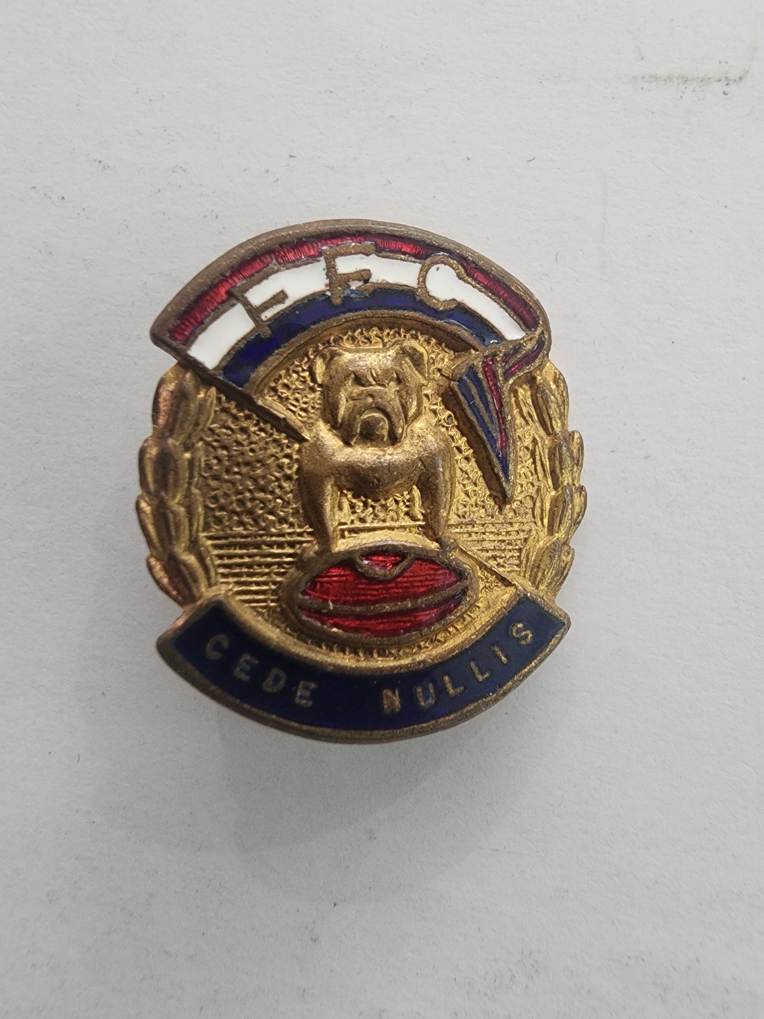 1950s VFL FFC  Footscray Membership Badge