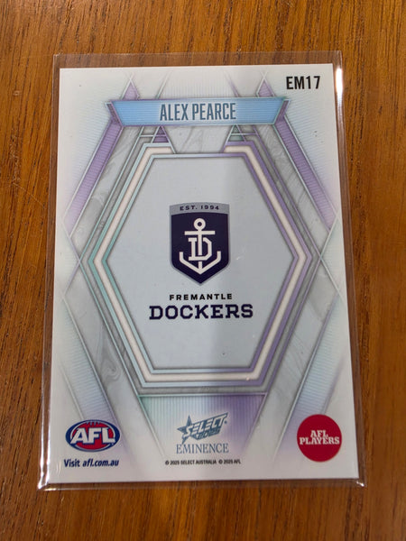 2025 AFL Select Eminence Alex Pearce  #15/40 Fremantle EM17