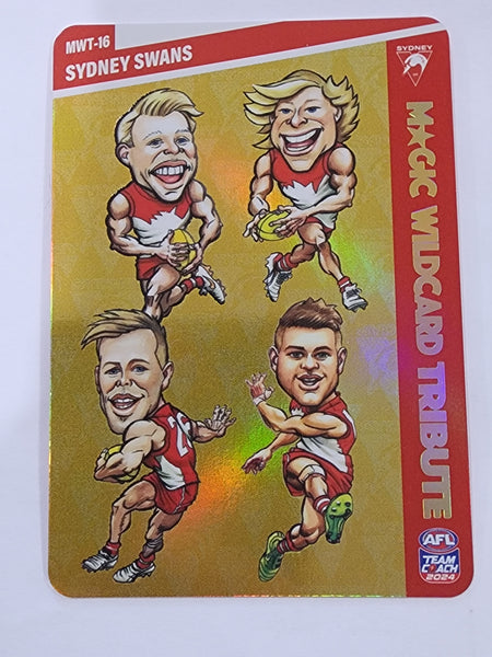 2024 AFL Team Coach Sydney Swans Gold Magic Wildcard Tribute MWT-16