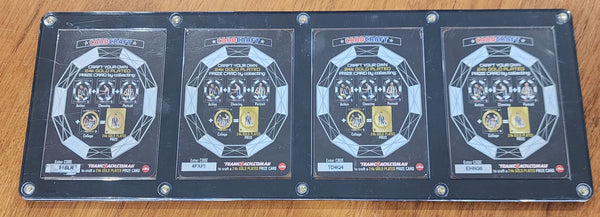 2021 AFL Teamcoach Scott Pendlebury 24 Kt Gold Card Craft + Complete Set CC-04