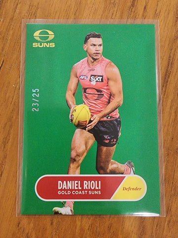 2025 AFL Select Eminence Classic Daniel Rioli Gold Coast Suns 23/25