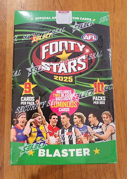 2025 AFL Select Footy Stars Blaster Box Sealed New