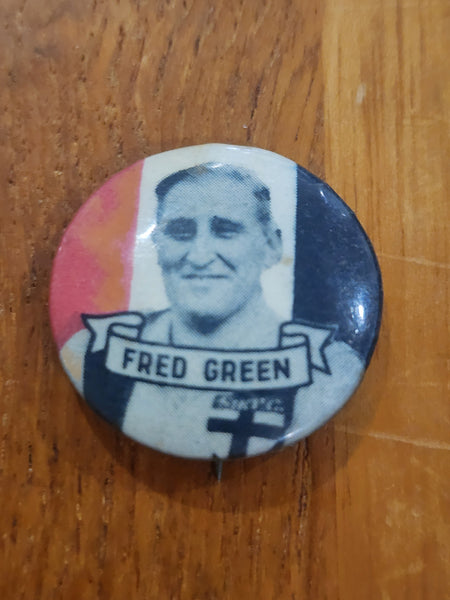 1950s Argus Football Badge - St Kilda Fred Green