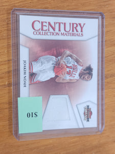 2010 Panini Century Collection Materials Joakim Noah NBA Basketball Card