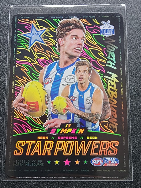 2023 Teamcoach Neon Star Powers Jy Simpkin North Melbourne SP-56