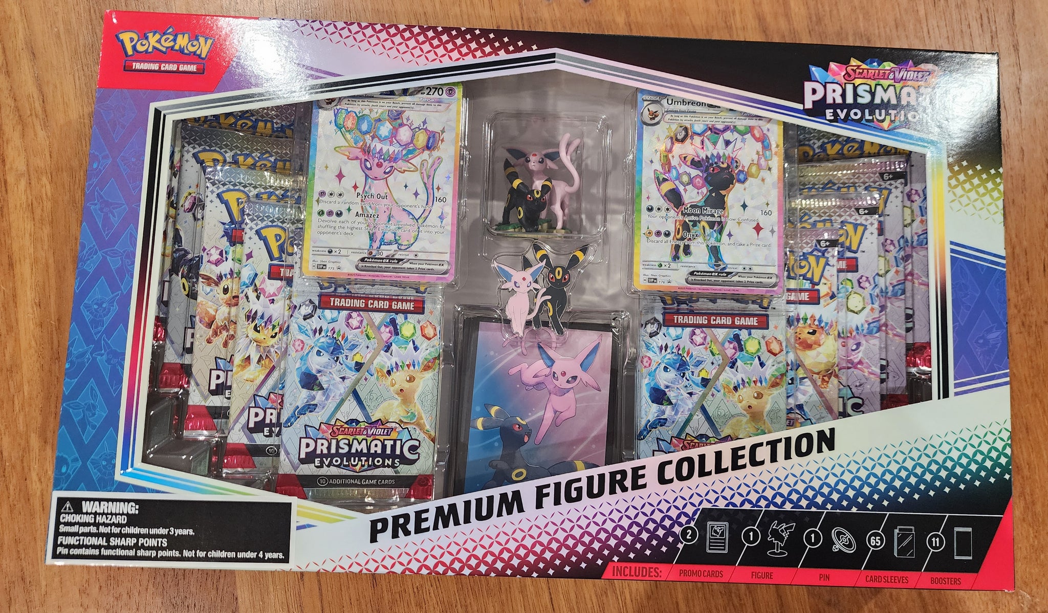 Pokemon TCG Scarlet & Violet Prismatic Evolution Premium Figure Collection