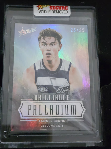2024 AFL Select Brilliance Palladium TANNER BRUHN Geelong 25/25