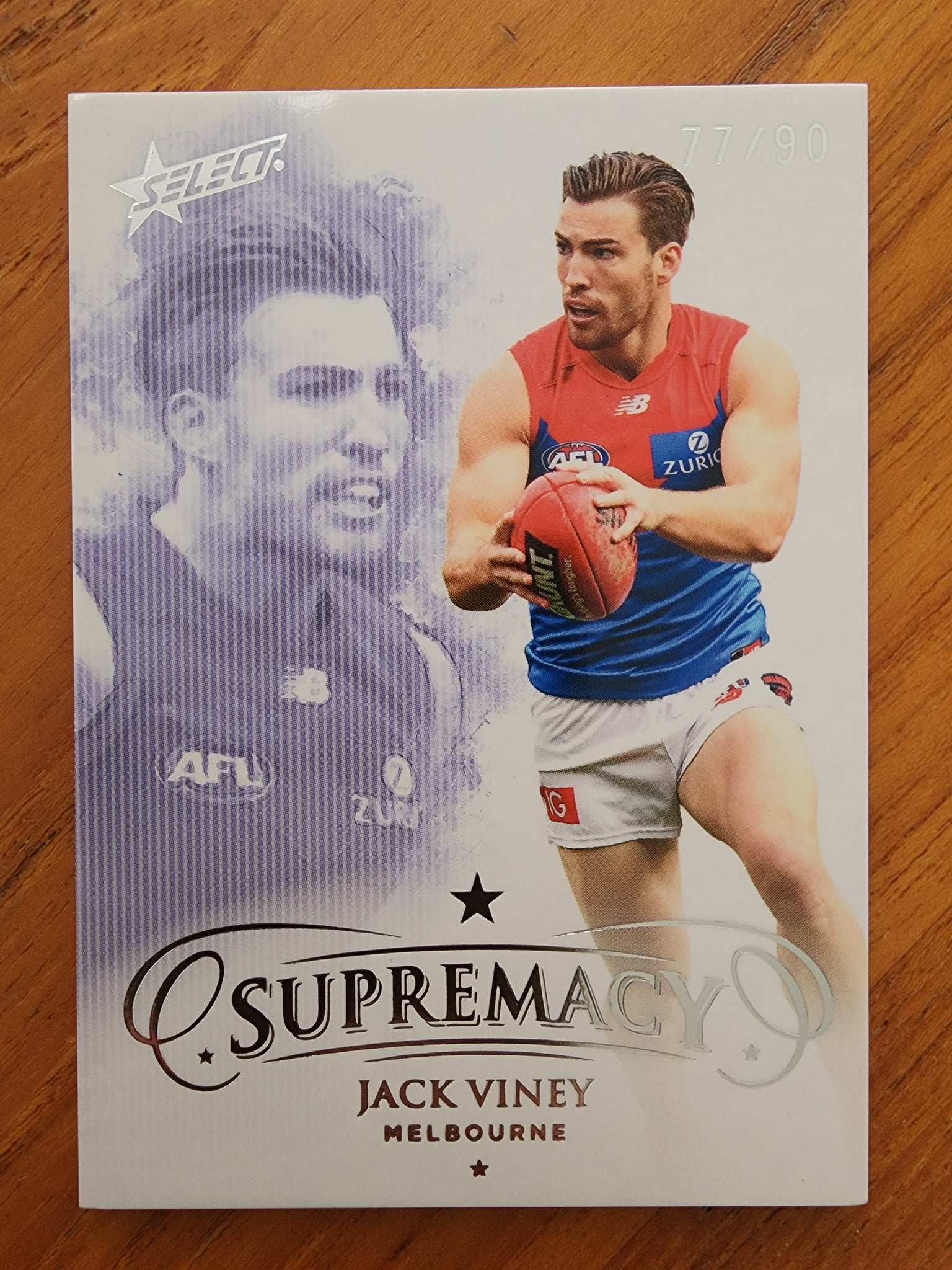 2019 AFL Select Supremacy Jack Viney Melbourne 77/90