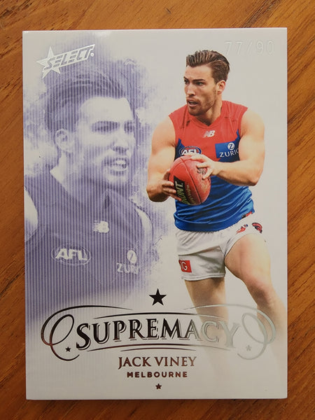 2019 AFL Select Supremacy Jack Viney Melbourne 77/90