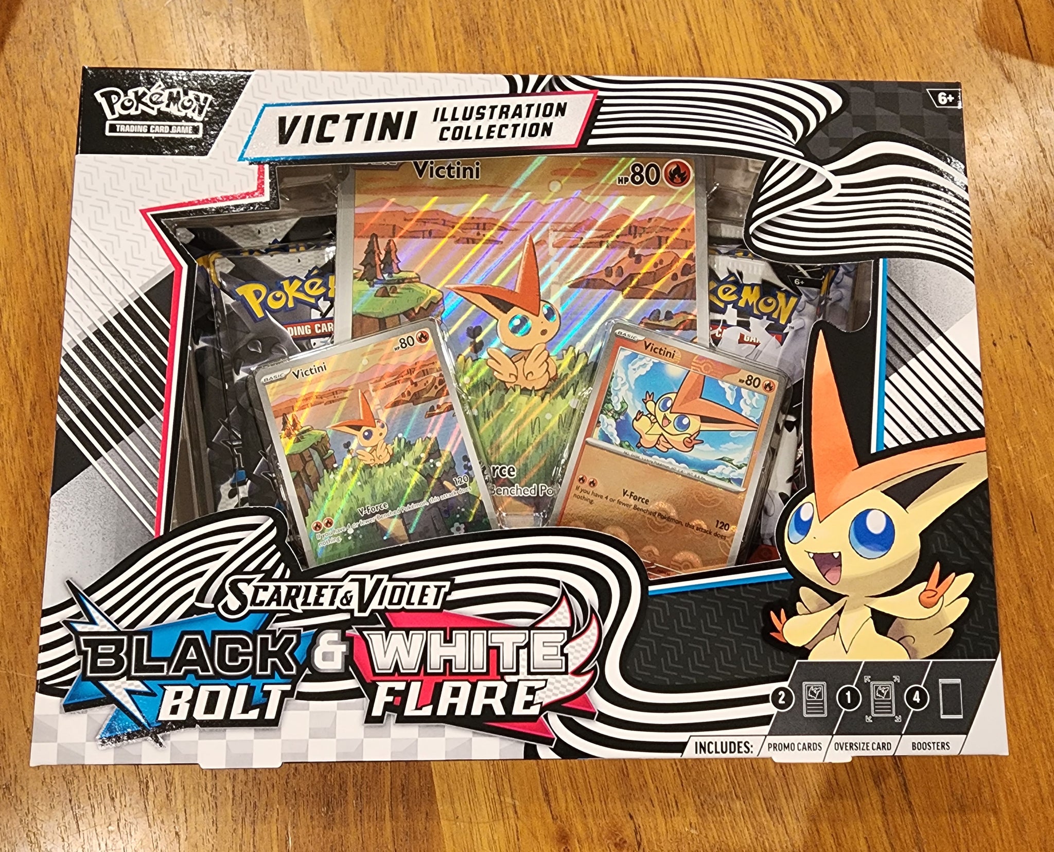 Pokemon TCG Black Bolt White Flare Victini Illustration Collection