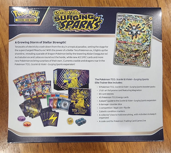 Pokémon TCG: Scarlet & Violet Surging Sparks Elite Trainer Box NEW & SEALED