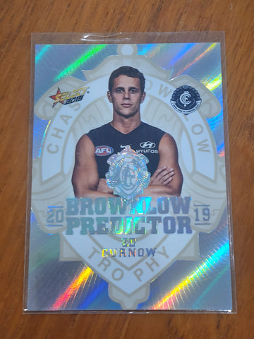 2019 AFL Select Platinum Brownlow Medal Predictor card Ed Curnow Carlton BPP19 022/45