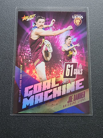 2024 AFL Select Goal Machine Joe Daniher Brisbane LOW 9/80