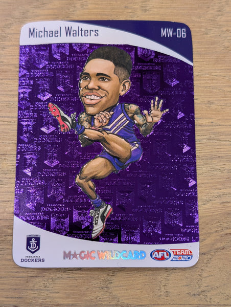 2020 AFL Teamcoach Magic Wildcard Michael Walters Fremantle MW-06