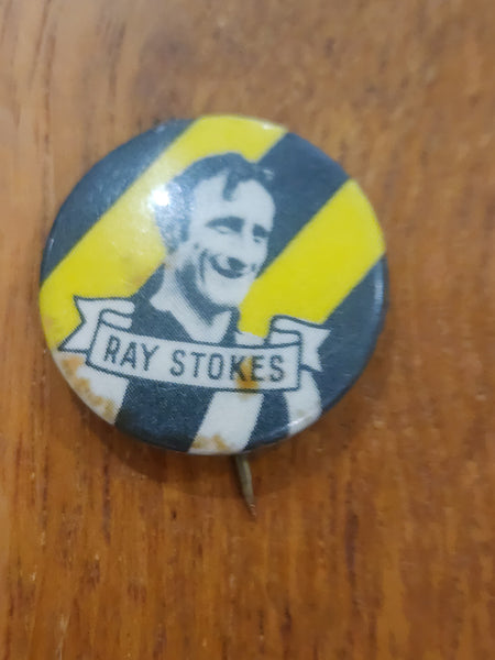 1950s Argus Football Badge - Richmond Ray Stokes