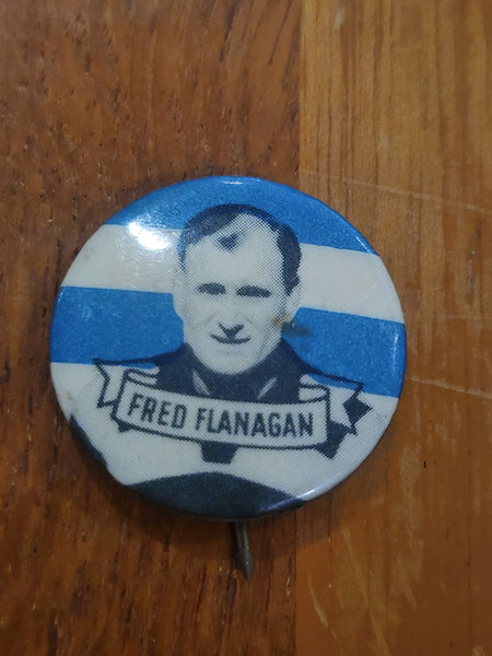 1950s Argus Football Badge - Geelong Fred Flanagan