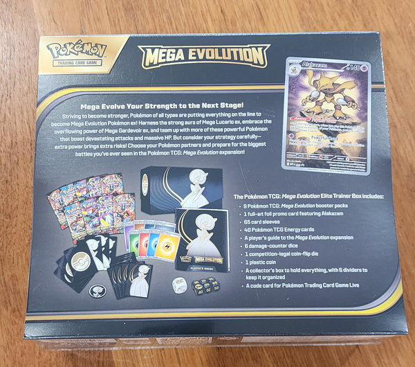 POKEMON TCG MEGA EVOLUTION ETB ELITE TRAINER BOX (GARDEVOIR) NEW SEALED FACTORY