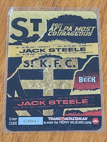 2022 Teamcoach  Gold Trophy Wildcard Jack Steele St Kilda TW-07