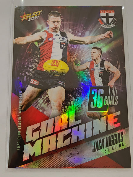 2024 AFL Select Goal Machine Jack Higgins St Kilda Low 9/80