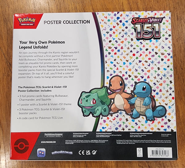 Pokémon Scarlet and Violet 151 Poster Collection