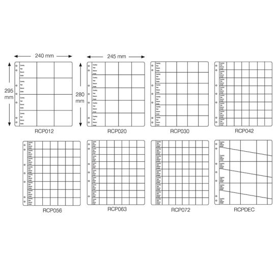 VST Coin Pages RCP30 Packet of 10 Ideal for 50c Coins