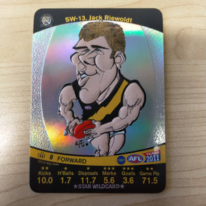 2011 Teamcoach Star Wildcard Jack Riewoldt Richmond SW-13