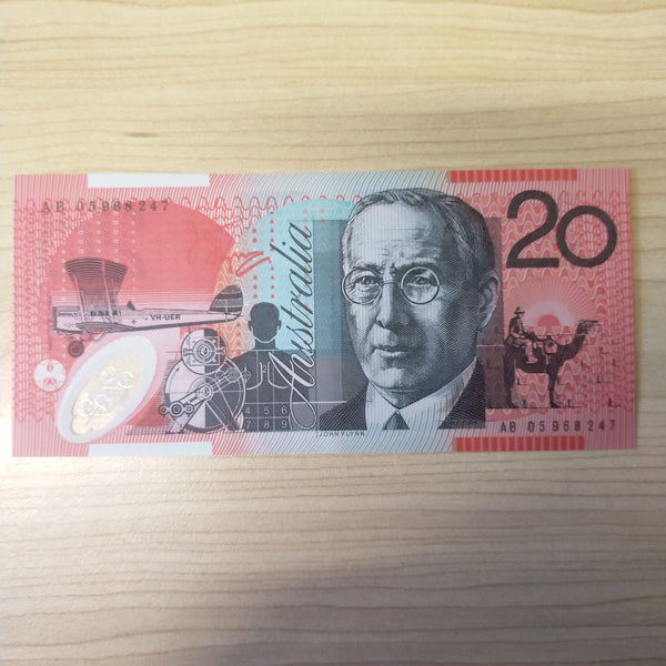 R420c Australian $20 Macfarlane Henry Uncirculated Banknote