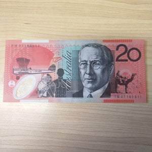 R421a Australian $20 Stevens Henry Uncirculated Banknote