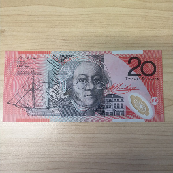 R421a Australian $20 Stevens Henry Uncirculated Banknote