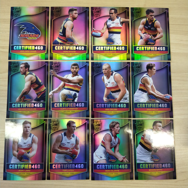2017 Select Certified 460 Adelaide Crows Team Set of 12 Football Cards