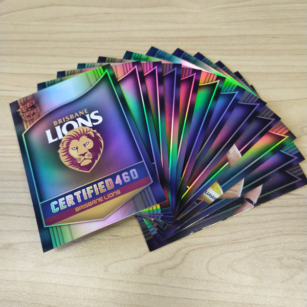 2017 Select Certified 460 Brisbane Lions Team Set of 12 Football Cards