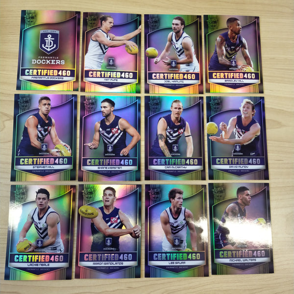 2017 Select Certified 460 Fremantle Dockers Team Set of 12 Football Cards