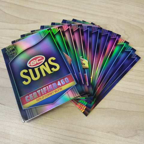2017 Select Certified 460 Gold Coast Suns Team Set of 12 Football Cards