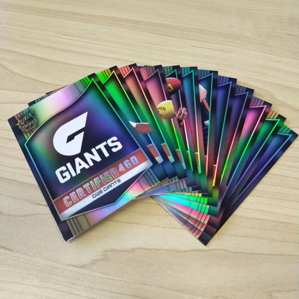 2017 Select Certified 460 GWS Giants Team Set of 12 Football Cards