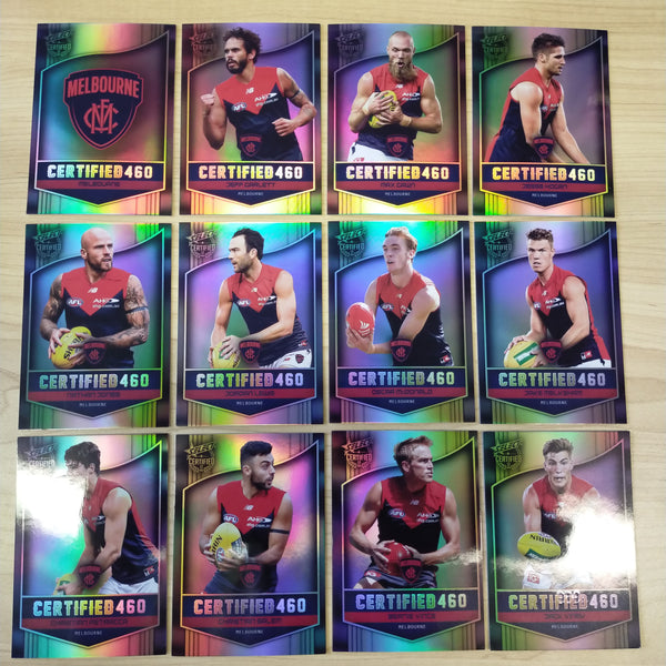 2017 Select Certified 460 Melbourne Team Set of 12 Football Cards