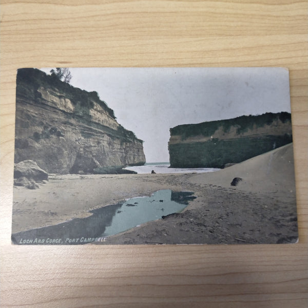 Australian Victorian Railways Tourist Series Loch and Gorge Port Campbell Postcard