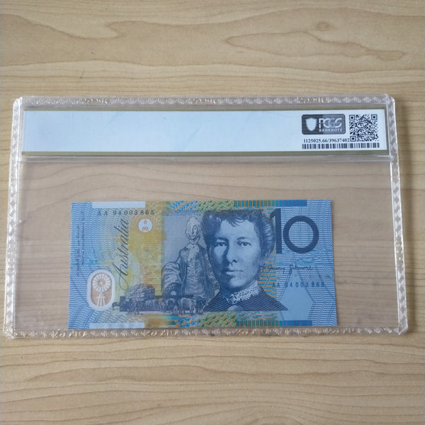 Australian 1994 R316bF $5 Fraser Evans PCGS Graded Gem Unc 66 PPQ Banknote