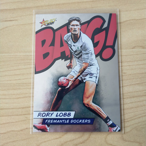 2021 AFL Select Footy Stars Bang Card Rory Lobb Fremantle No.152/210
