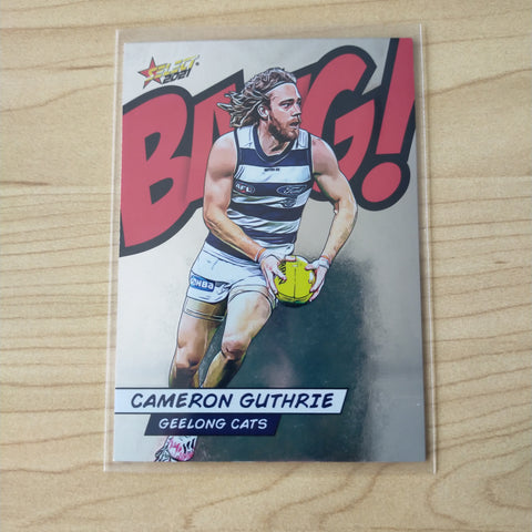 2021 AFL Select Footy Stars Bang Card Cameron Guthrie Geelong No.079/210