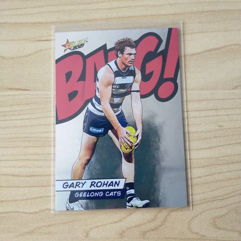 2021 AFL Select Footy Stars Bang Card Gary Rohan Geelong No.116/210