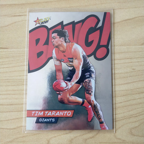 2021 AFL Select Footy Stars Bang Card Tim Taranto GWS No.146/210