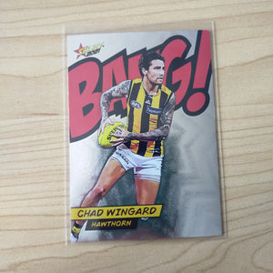 2021 AFL Select Footy Stars Bang Card Chad Wingard Hawthorn No.084/210