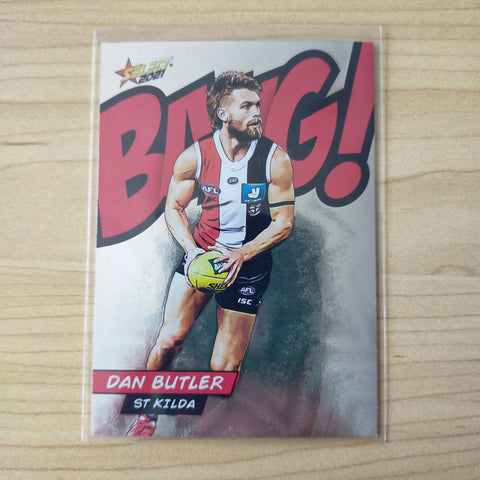 2021 AFL Select Footy Stars Bang Card Dan Butler St Kilda No.023/210