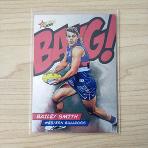 2021 AFL Select Footy Stars Bang Card Bailey Smith Western Bulldogs No.085/210