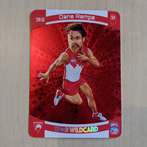 2021 AFL Teamcoach Star Wildcard SW16 Dane Rampe Sydney